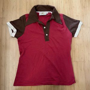 Big Bud Press Red/Brown Polo (XS)